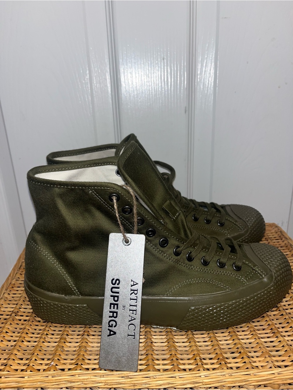 SUPERGA Artifact by Superga 2435 Military Cordlane in Green Sage